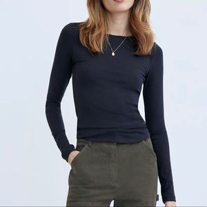 Wilfred Free Go-To Longsleeve - black